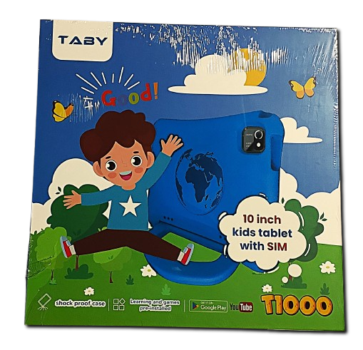 Kids Tab T1000 Educational Tablet with Shock-proof Case.