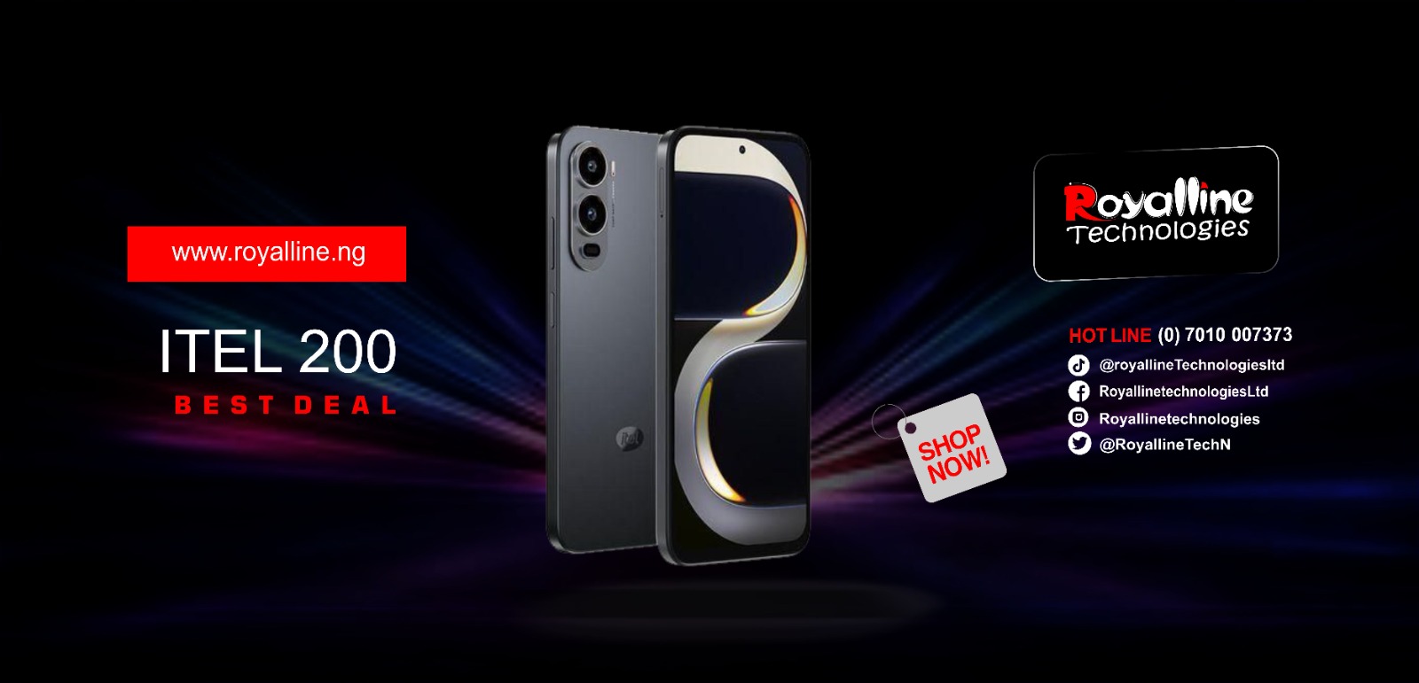 Itel City 200 Banner